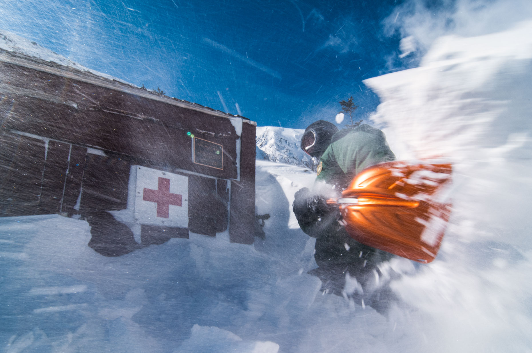Shoveling out First aid cache