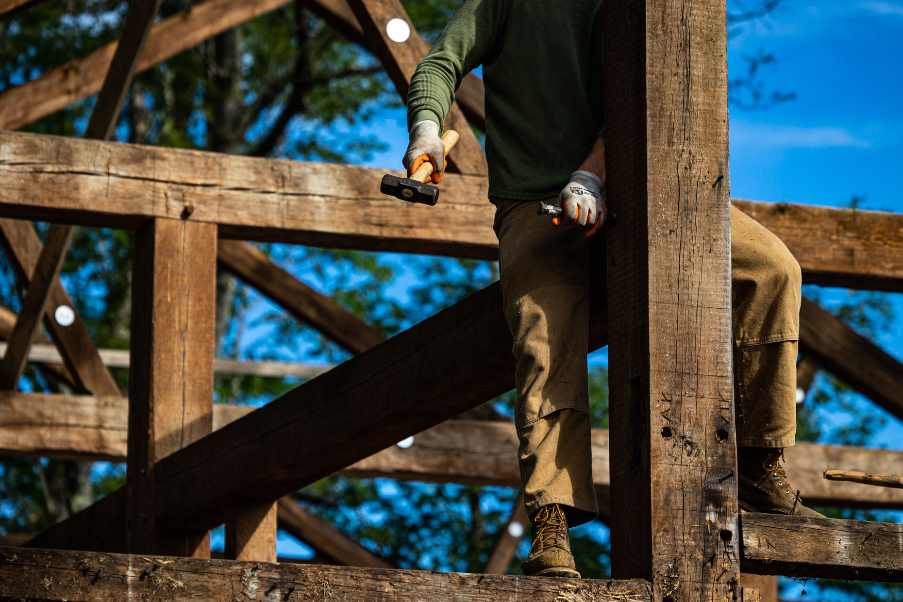 Timber Frame Barn Restoration